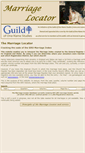 Mobile Screenshot of marriage-locator.co.uk